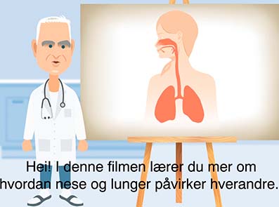 Hvordan henger nese og lunger sammen?