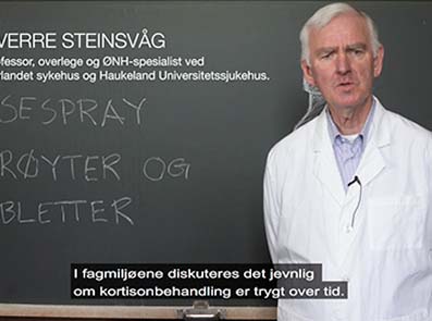  Allergisk rhinitt  - Er kortison trygt over tid