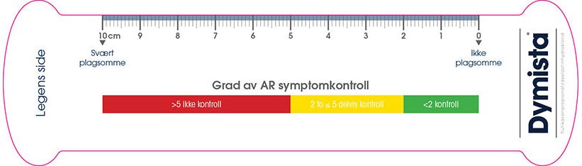 VAS til klassifisering af Allergisk rhinitt